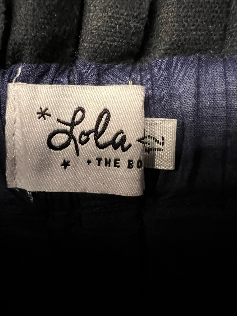 Lola + The Boys Navy Pleated Mini Skirt - Size 12 - Picture 8 of 8
